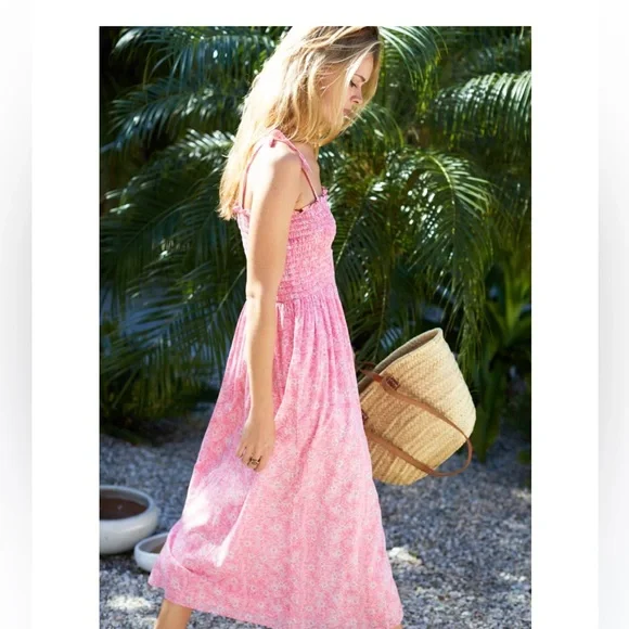 Emerson Fry India Collection Santiago Dress Organic Cotton Sundress  XS/S - Picture 4 of 15